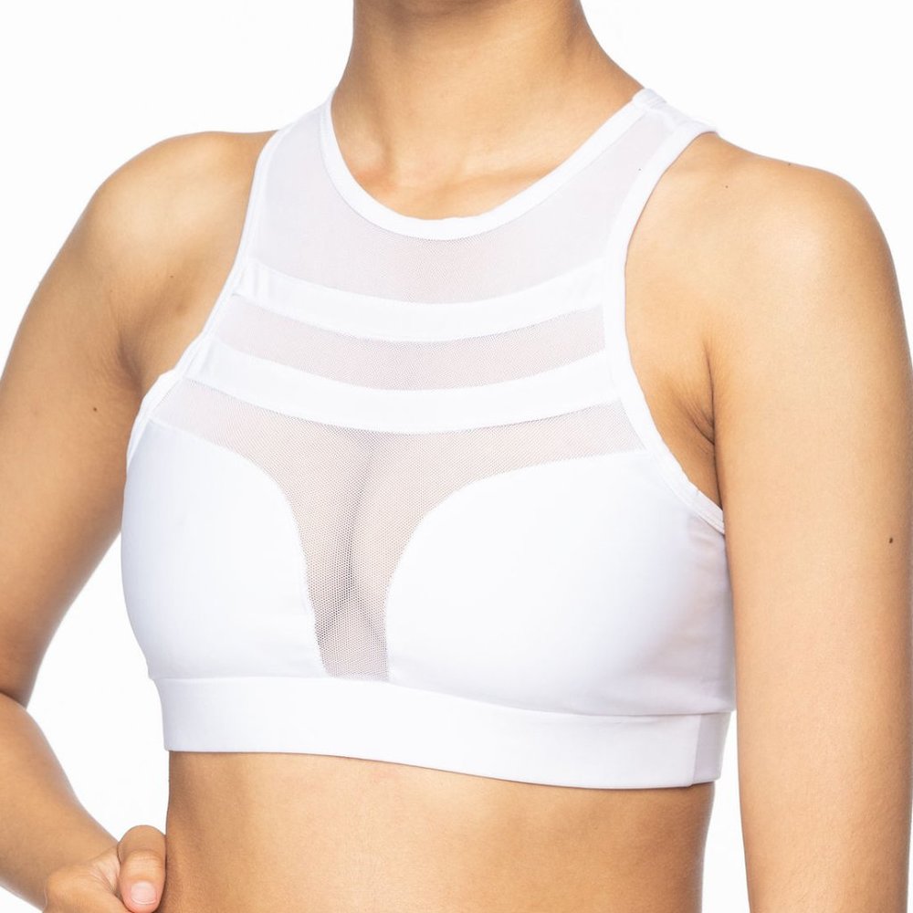 Hollow Mesh Sports Bra